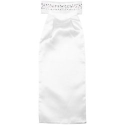 Plastron / Stvne slips i Silke  med sten eller perler