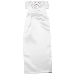 Plastron / Stvne slips i Silke  med sten eller perler