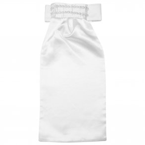 Plastron / St�vne slips i Silke  med sten eller perler