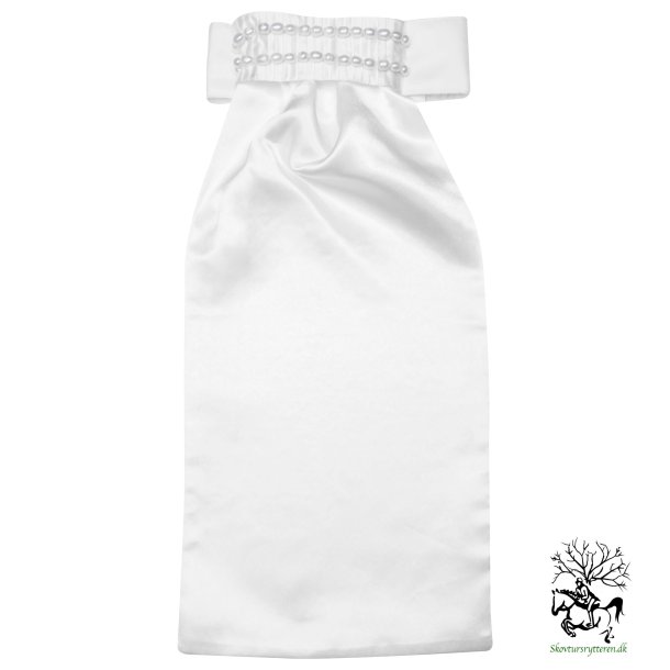 Plastron / St�vne slips i Silke  med sten eller perler