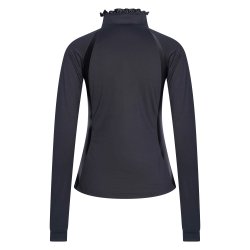 Cardigan fra imperial riding med flsekant "Anna" Sort