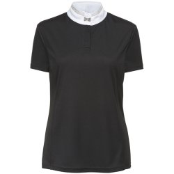 Stvne bluse fra IR med similisten og perler "Lorna" hvid