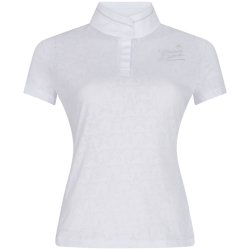 Stvnebluse fra IR med stjerne mnster "Good Vibes" hvid og Pink