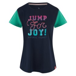 T-shirt fra IR " Jump for joy! " navy bl eller pink