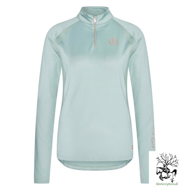  langrmet Bluse fra IR "Speed up" stvet grn eller rose