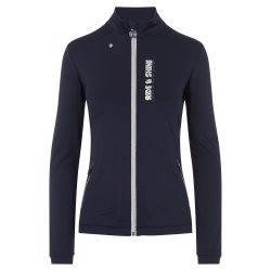 Ride Cardigan med lynls og slv detaljer fra IR "Lite" diva pink eller navy bl