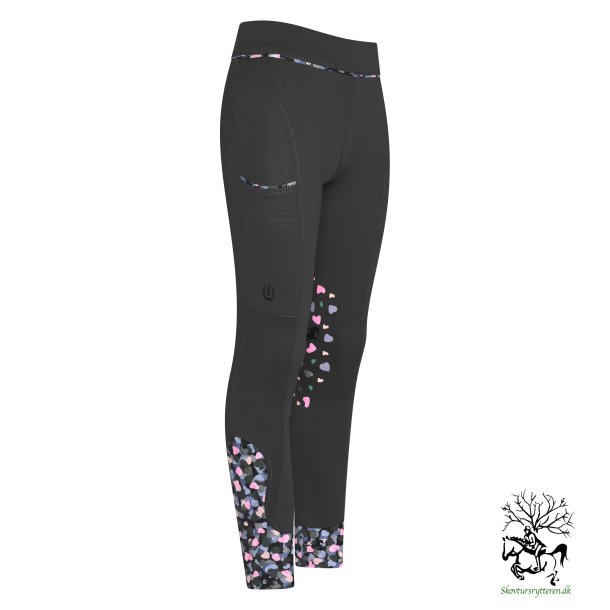 Ridetights junior Fra IR "Tibby" sort eller pink eller Grn