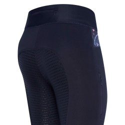 Ridetights vinter til Junior fra IR "Cosmic Sparkle" nat bl 