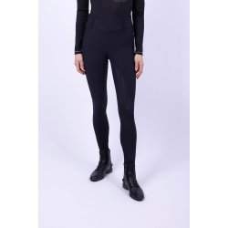  Ridetights fra IR med full silikone grib "Shiny Sparks" Sort