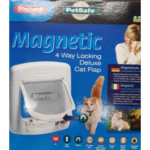 Katte lem med magnet og 4 vejs lukning  