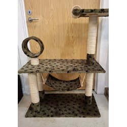 Kradsetr� lille med h�ngek�je til katte