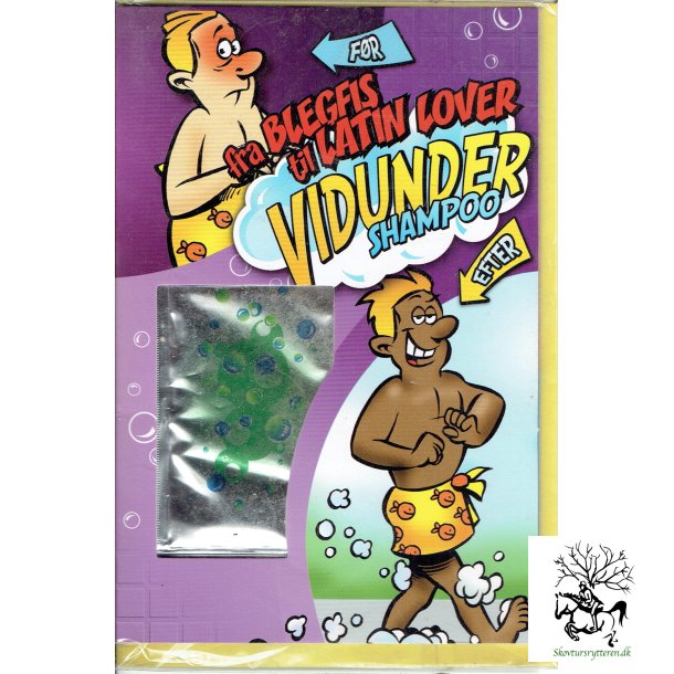 Joke Kort "Vidunder Shampoo" Orange + Lilla flere varianter