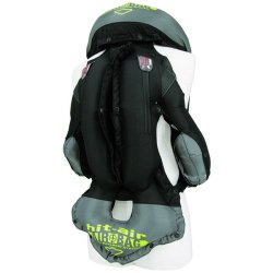 HIT-AIR Sikkerhedsvest med patron, MLV-C Sort Large med patron 