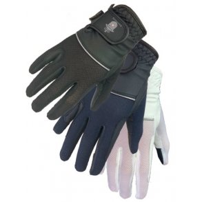   Ridehandsker fra Mink Horse 1 let og slidstrk 