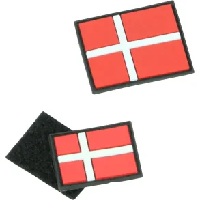 Dannebrog flag badge fra Mink Horse
