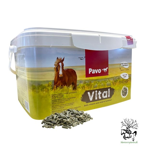Pavo Vital  - Daglig vitamin og mineral tilskud 8 kg. (bestillingsvare).
