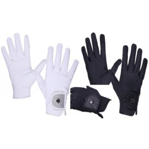 Ridehandsker fra QHP med glimmer 