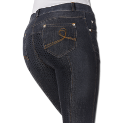 Ridebukser i bld Denim look "Hope" Bl