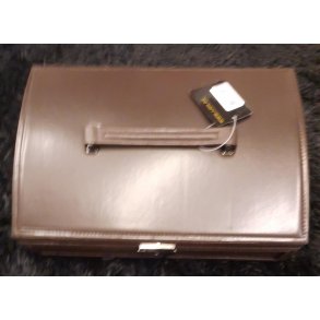 Smykkeskrin stort i lder - Brun 