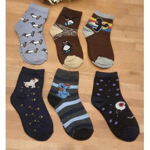 Brnestrmper 6pk. strrelse 27-30