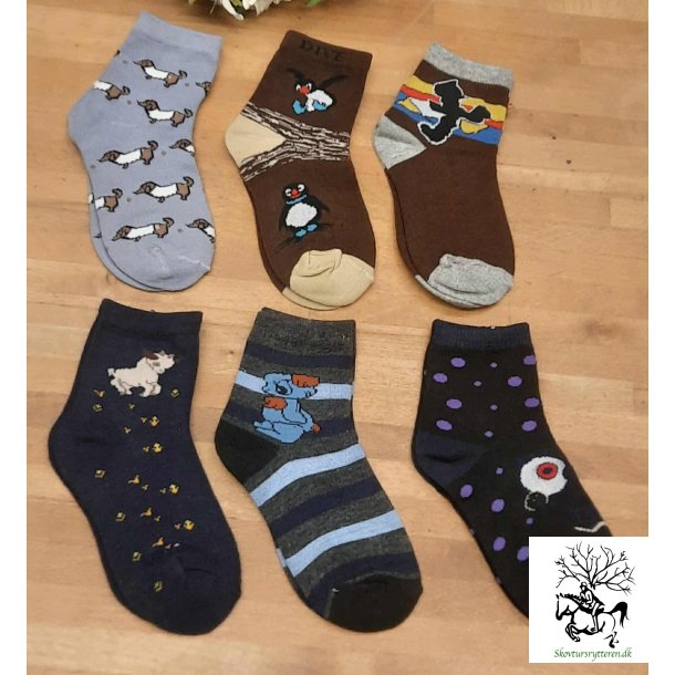 Brnestrmper 6pk. strrelse 27-30