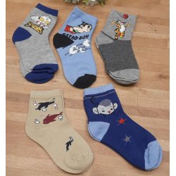 Brnestrmper i 5pk. i strrelse 27-30