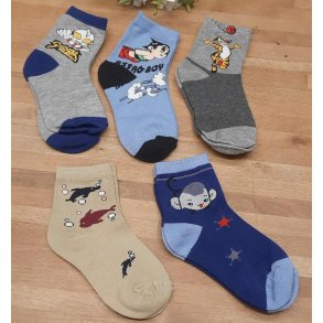 Brnestrmper i 5pk. i strrelse 27-30