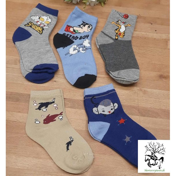 Brnestrmper i 5pk. i strrelse 27-30