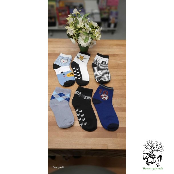 Brnestrmper 6 pk. str. 31-34