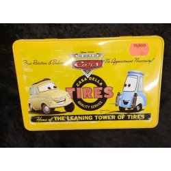  Madkasser i  Zink med disney cars