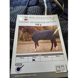 Thermo inderdkken med antislip 100 gr. fra Waldhausen str. 135cm.