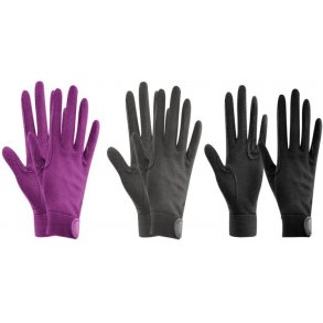 Ridehandsker vinter med  i thinsulate foer til voksen og junior i sort 