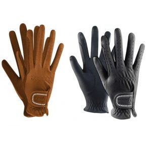  Ridehandsker fra ELT med foer i Sort