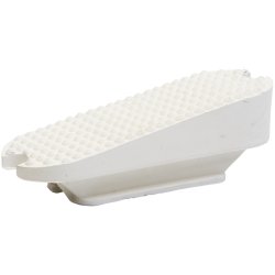 Stigbjleskrpad i gummi fra IR - hvid 12 cm 