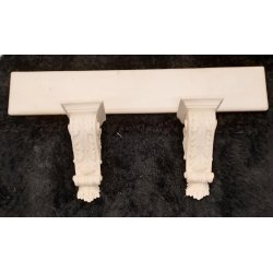 Hylde med 2 konsoller "stor"