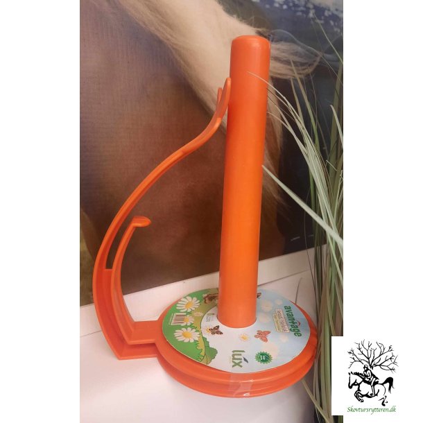 Kkkenrulle holder i plast med sommerfugle holder i Orange