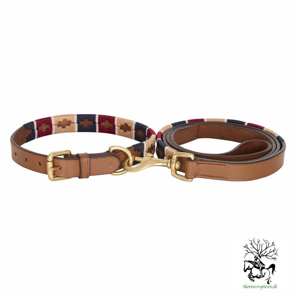 hunde line fra HV polo "Camila" Cognac/Navy - one size