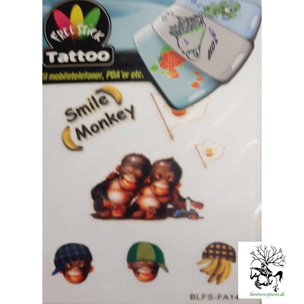  Telefon og I-Pat Klistermrker i tyndt gummi "Tatoo" Eksotiske Dyr