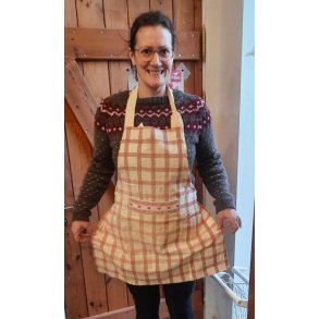 Juleforklde med justerbar nakkestrop