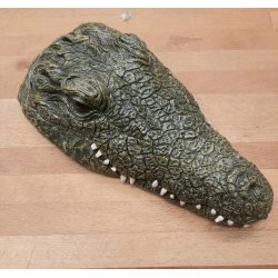 Krokodille hoved til havebassin eller have dam