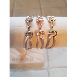 Armbnd med  bid og justerbar snor fra Hv Polo "Kate"