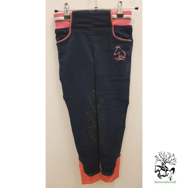 Ridetights fra HKM til brne i denim look