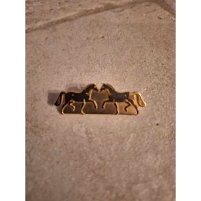 Broche med heste