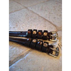 Sporeremme med sten i brun.