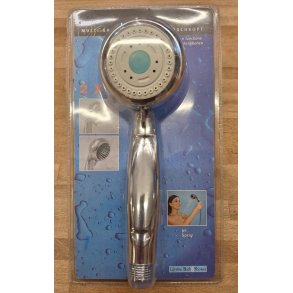 Brusehoved med flere funktioner 