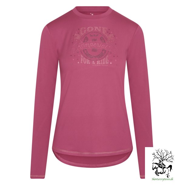 T-Shirt Langrmet Fra IR "Glamour"  pink