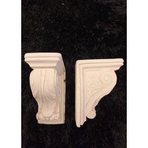 Gips konsoller 2 stk.