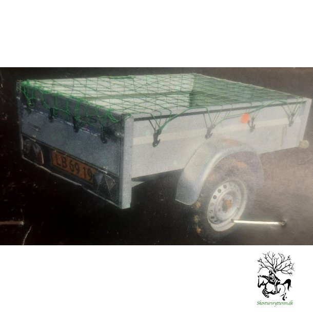 Trailernet i sort - 250 cm x 125 cm