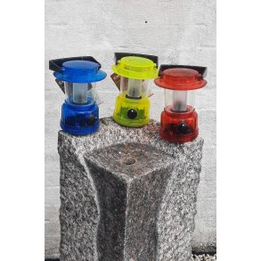 Camping lampe til batteri