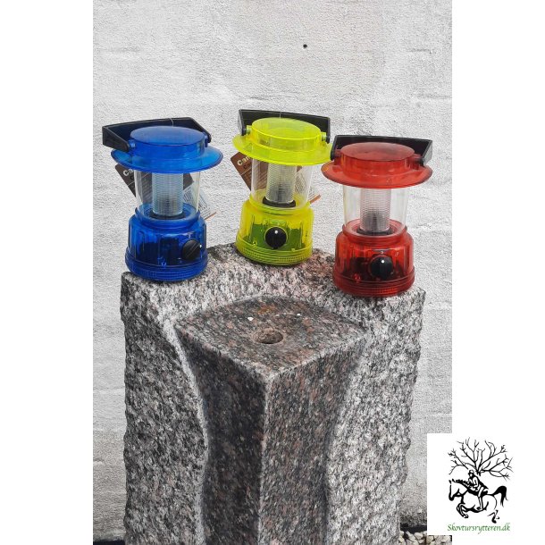 Camping lampe til batteri